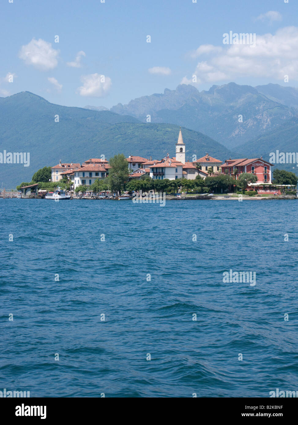 Isola dei pescatori, lac Majeur, Italie. Banque D'Images
