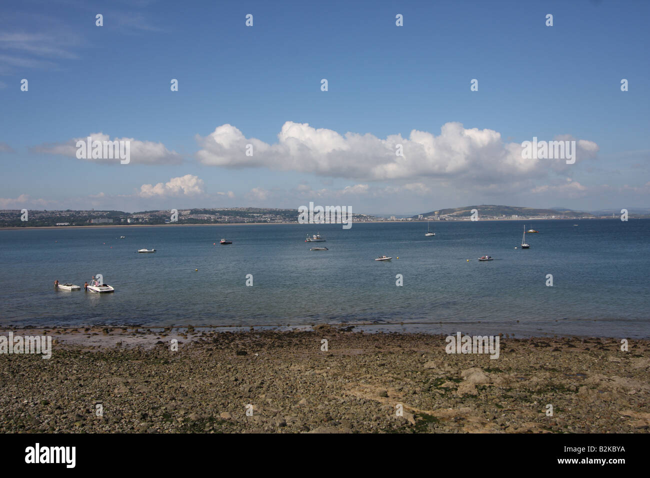 La Baie de Swansea Swansea West Glamorgan wales uk Banque D'Images