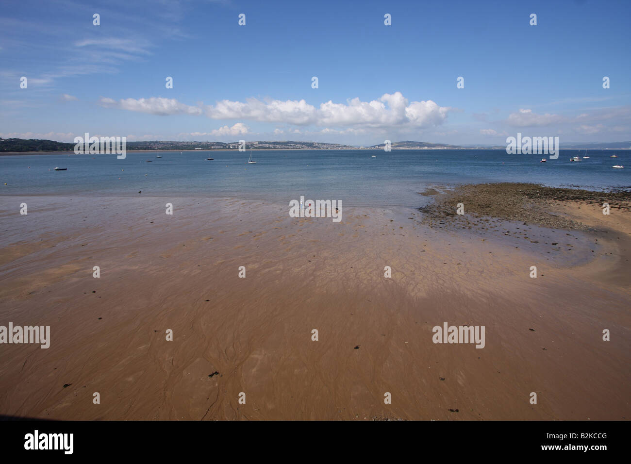 Swansea Bay West Glamorgan Banque D'Images