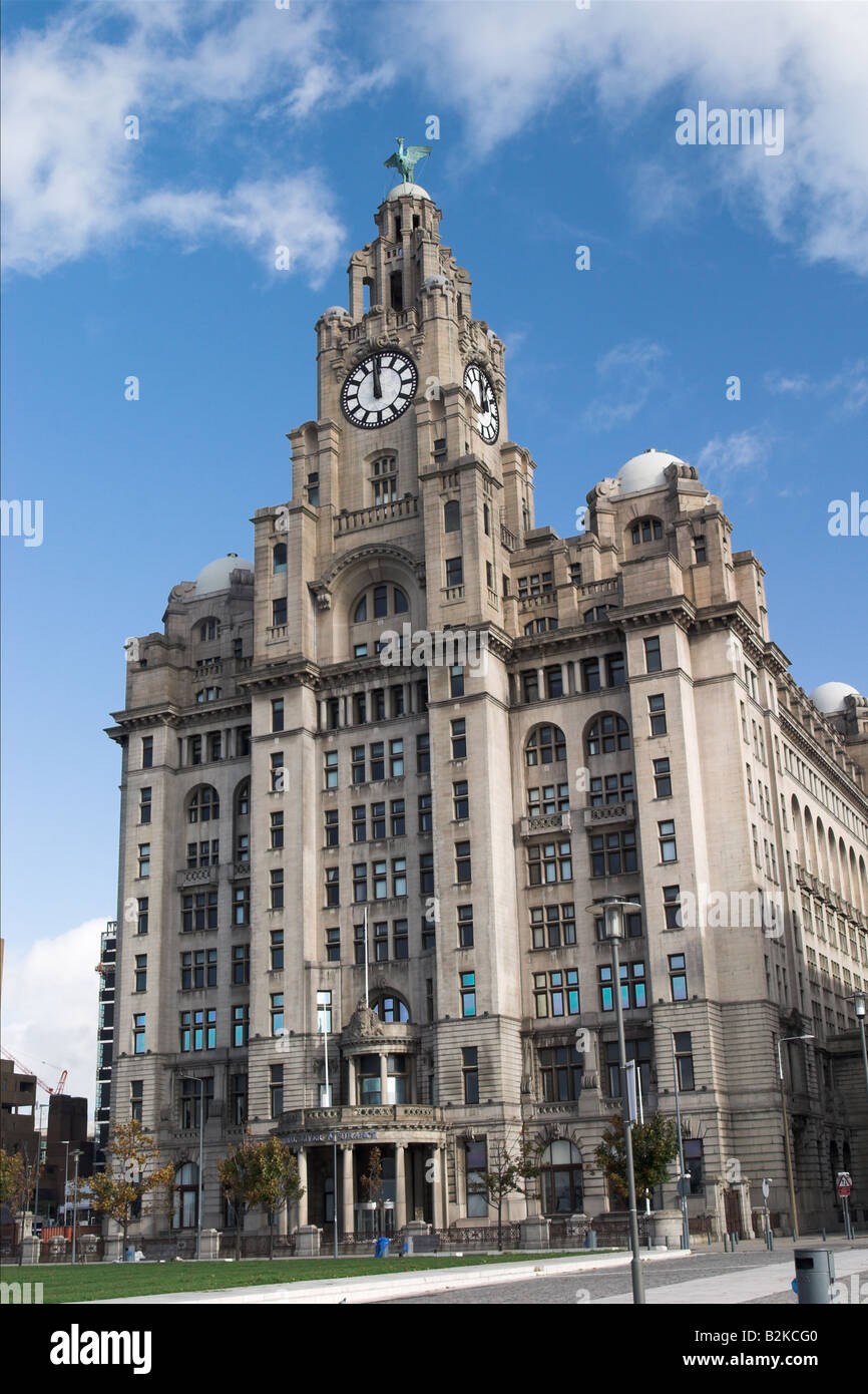 Le Royal Liver Building, Liverpool Banque D'Images