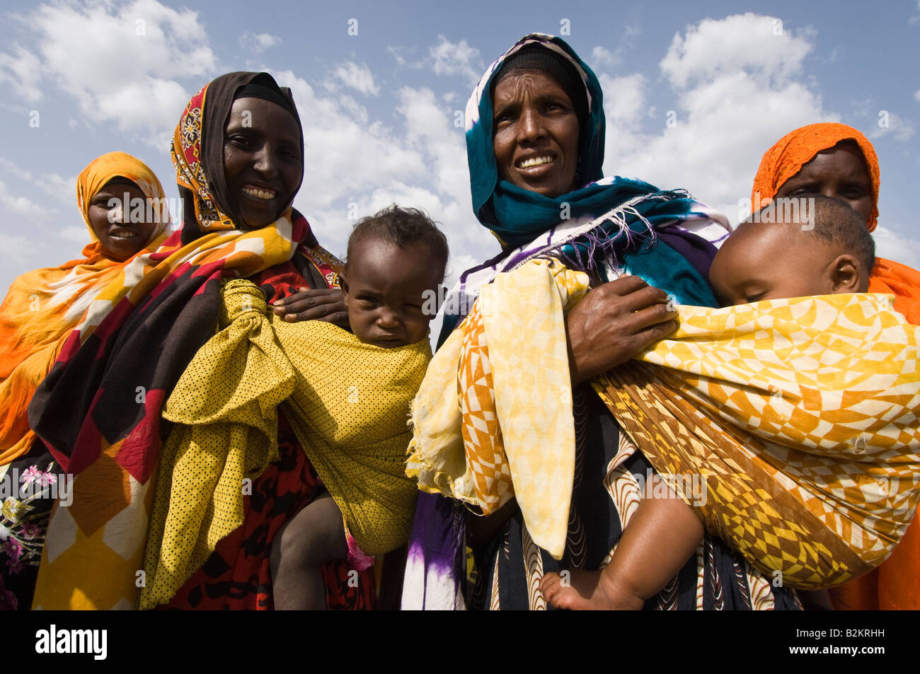Somaliens en Ethiopie, l'Afrique. Banque D'Images