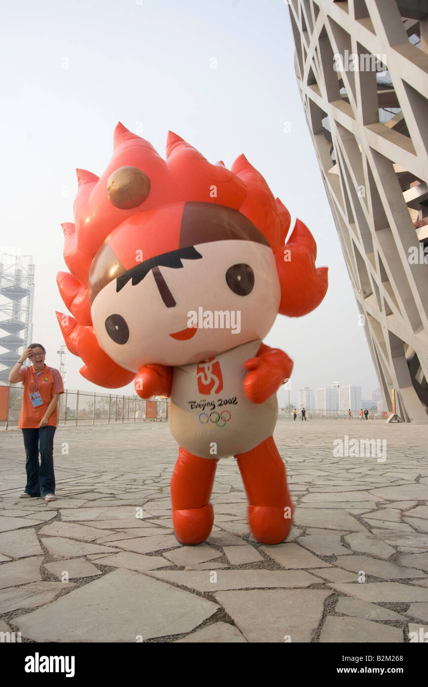 Mascotte olympique 2008 beijing Banque de photographies et d'images à