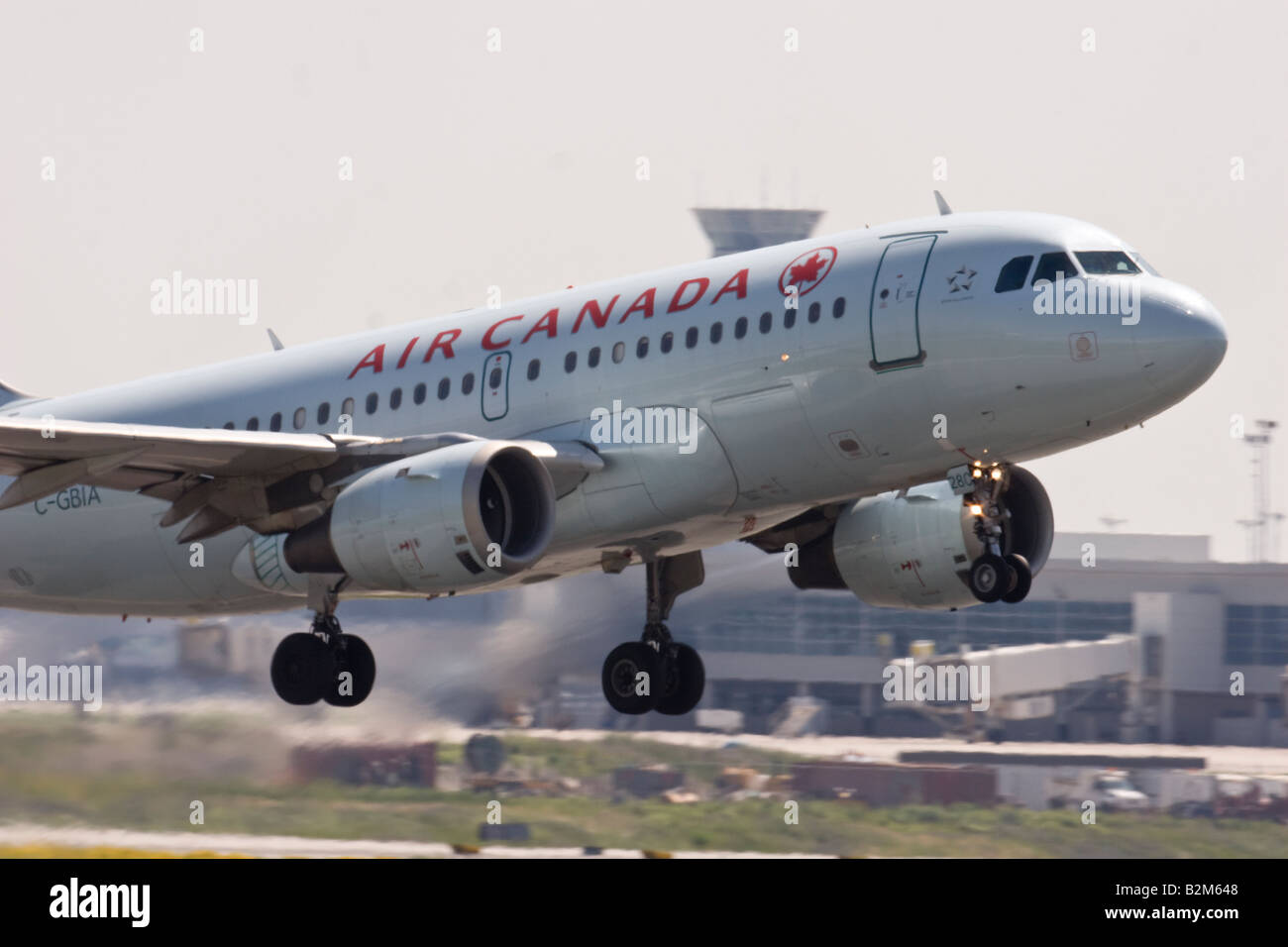 Air Canada avion au décollage de l'aéroport Banque D'Images