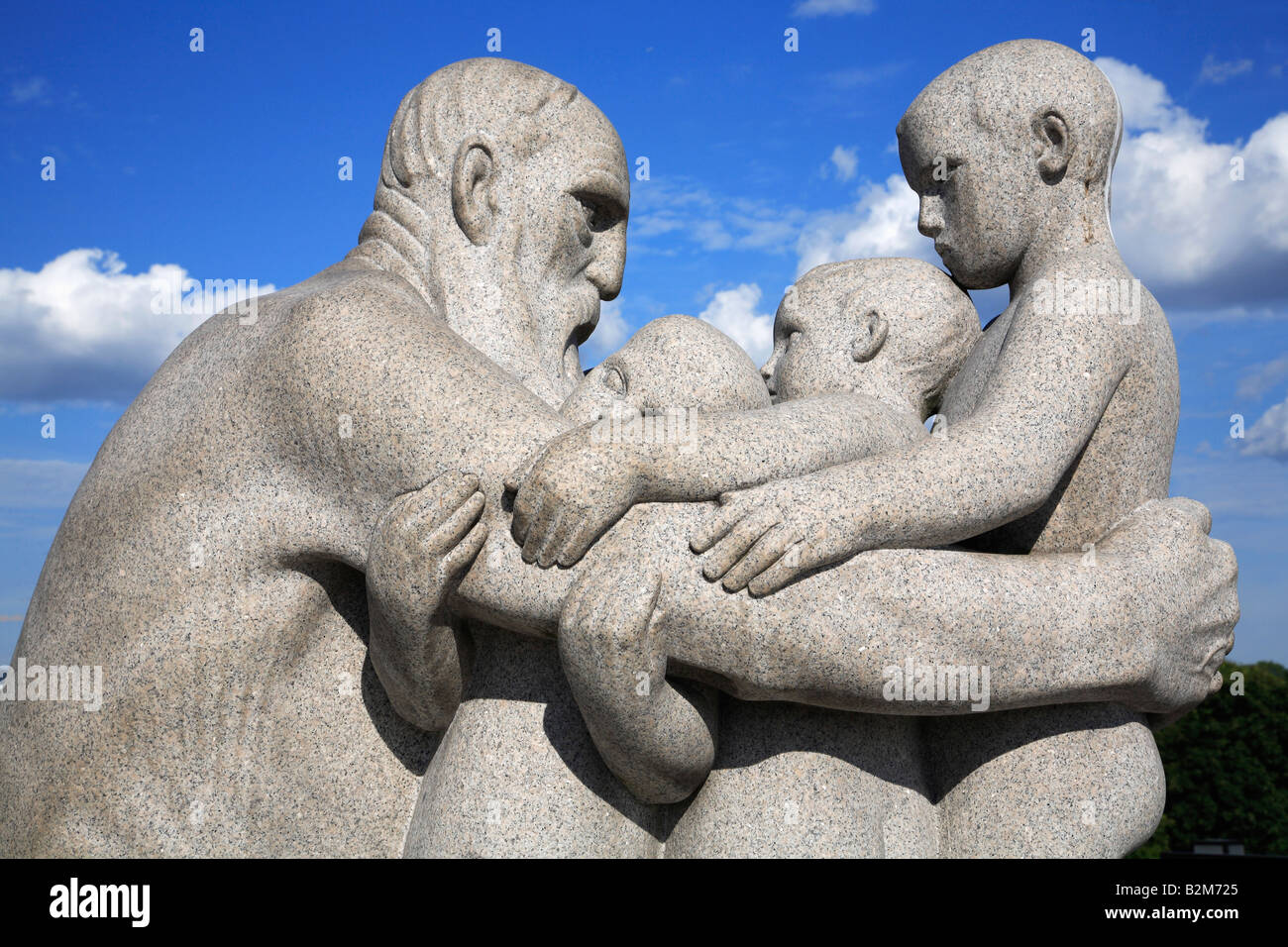 Norvège Oslo Parc Vigeland Sculpture Banque D'Images