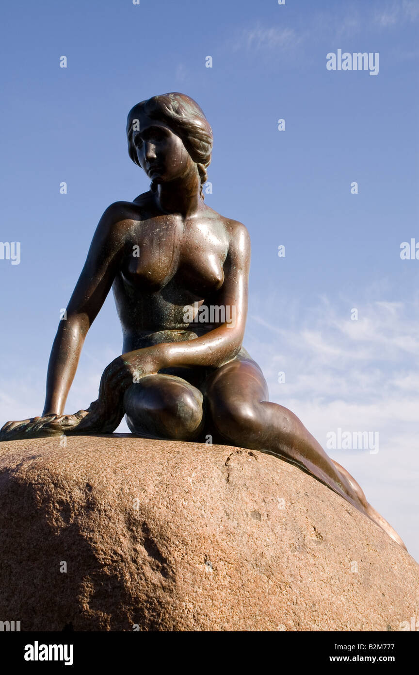 Copenhague La petite sirène Banque D'Images Copenhague La petite sirène Banque D'Images