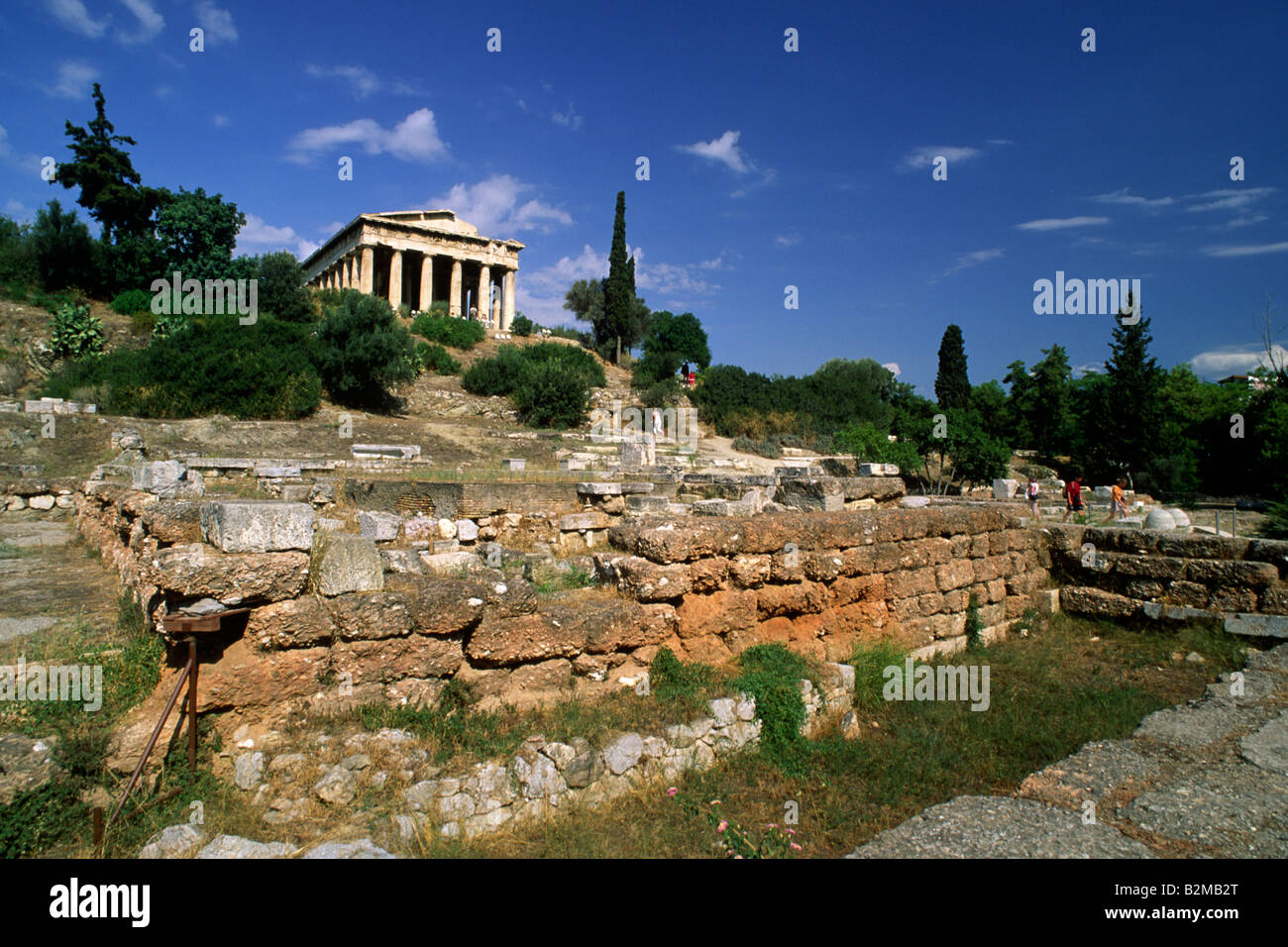 Agora, Athènes, Grèce Banque D'Images