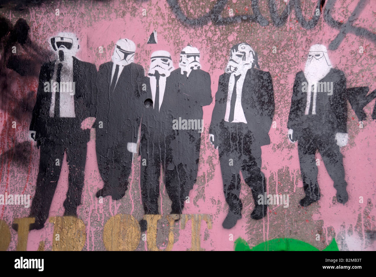 Banksy, les boîtes collectives Festival, 'Leake Street' Tunnel, la gare de Waterloo, Londres Banque D'Images