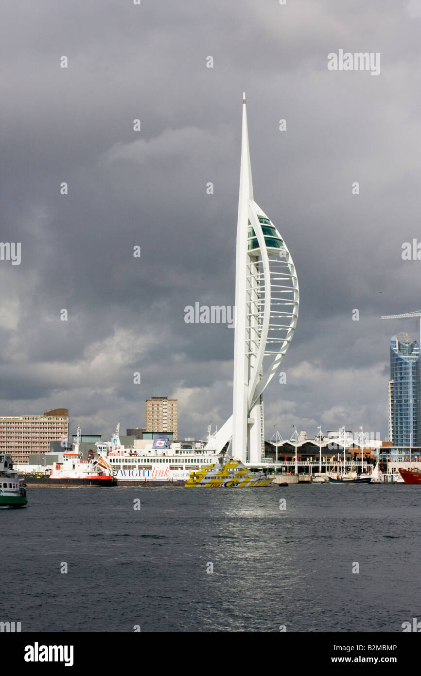 La tour Spinnaker à Portsmouth, Angleterre Banque D'Images