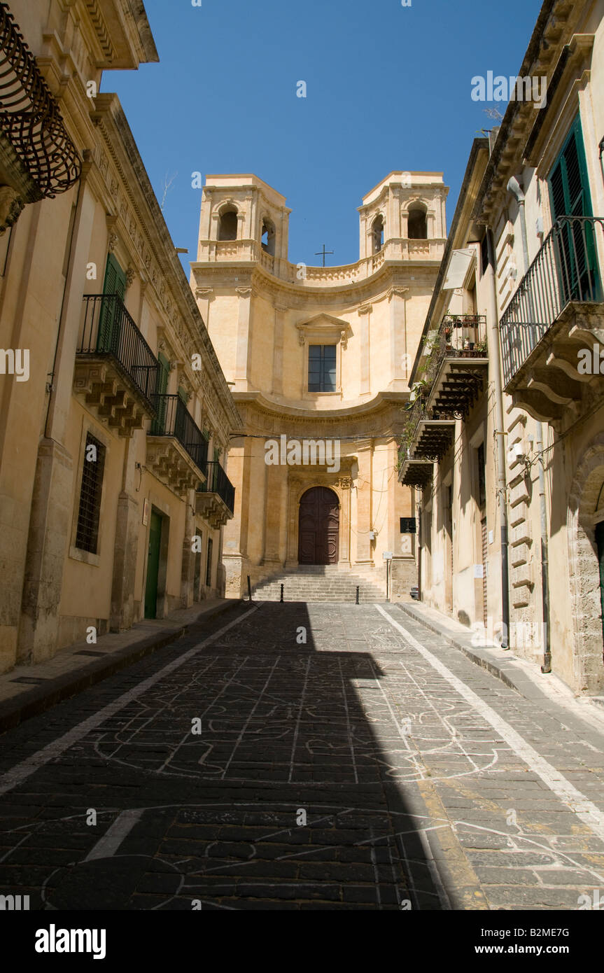 Noto, Sicile, Italie Banque D'Images