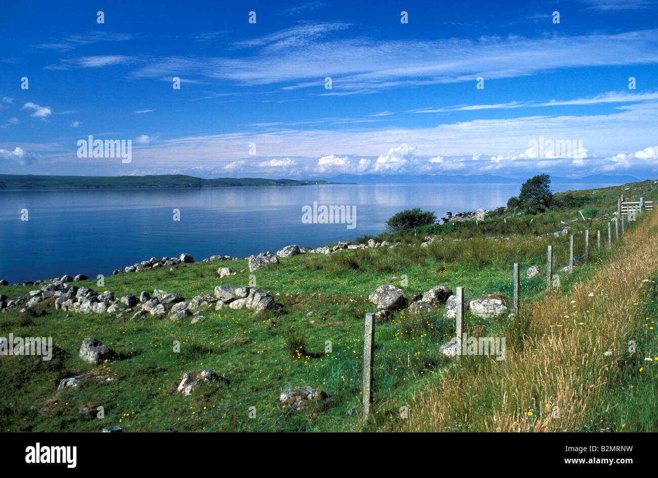 Entre la côte Gairloch et Meccaig, West Highlands, Ecosse, Royaume-Uni, Europe Banque D'Images