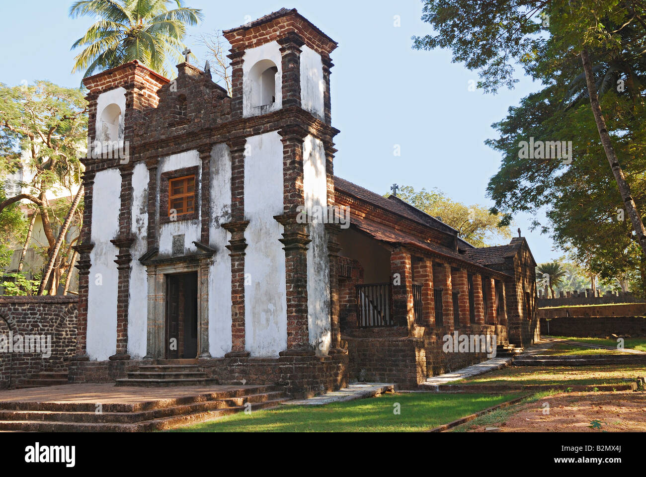 La chapelle de Sainte Catherine, old Goa - Catherine chapelle fut reconstruite en 1552 par Afonso de Albuquerque, Inde Banque D'Images