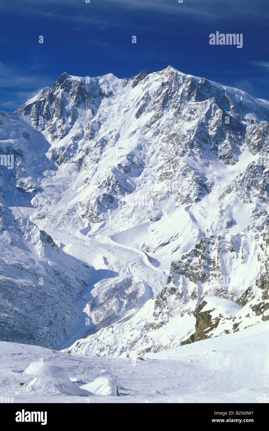 Mont Rose, Macugnaga, italie Banque D'Images