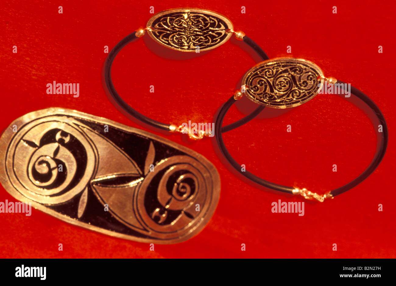 Fête celtique : colliers, Courmayeur, Italie Banque D'Images