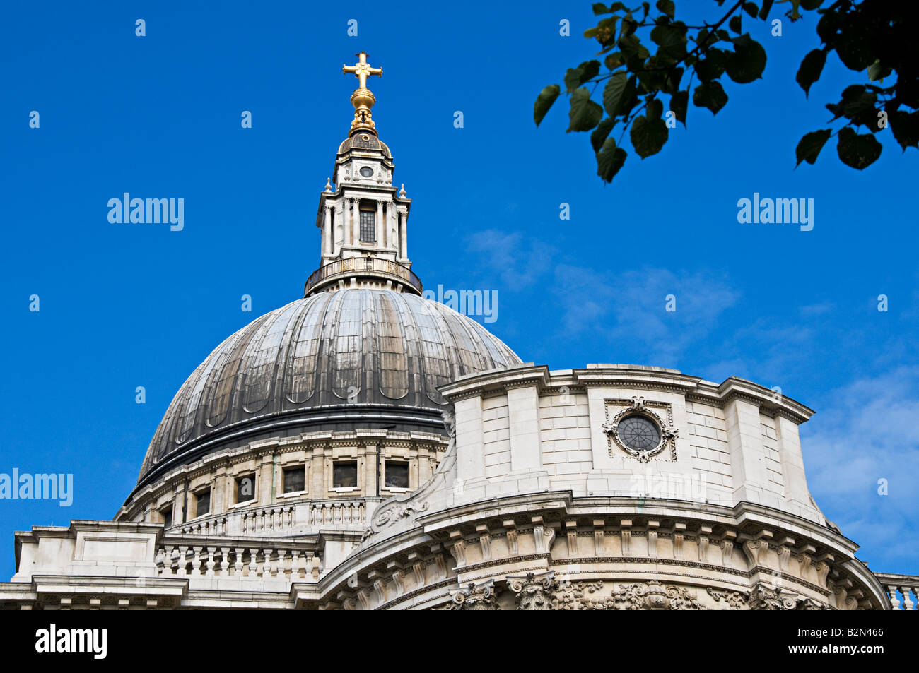 Dôme de la cathédrale St Paul London United Kingdom Banque D'Images