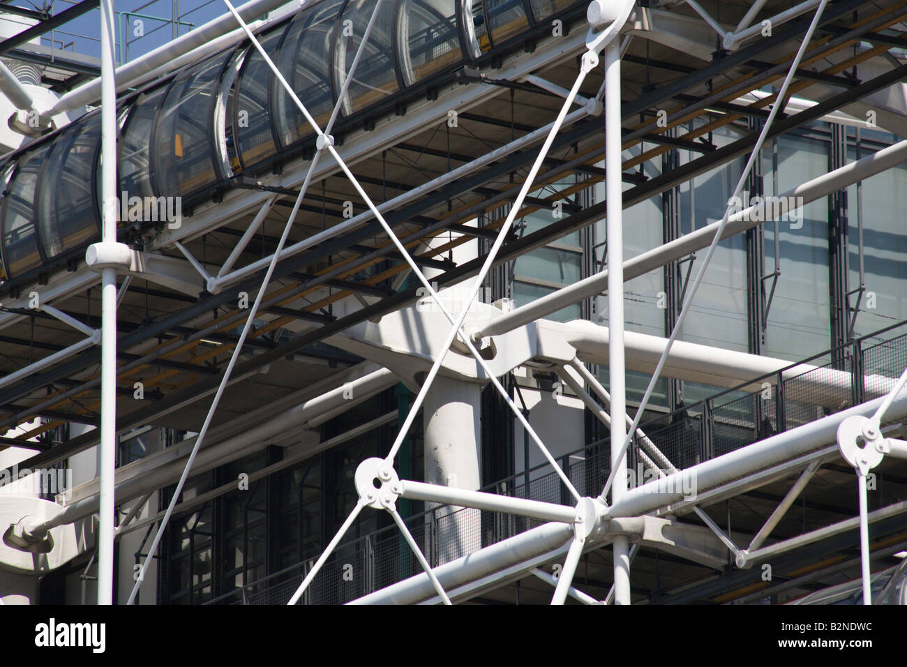 Centre Pompidou Paris France Banque D'Images