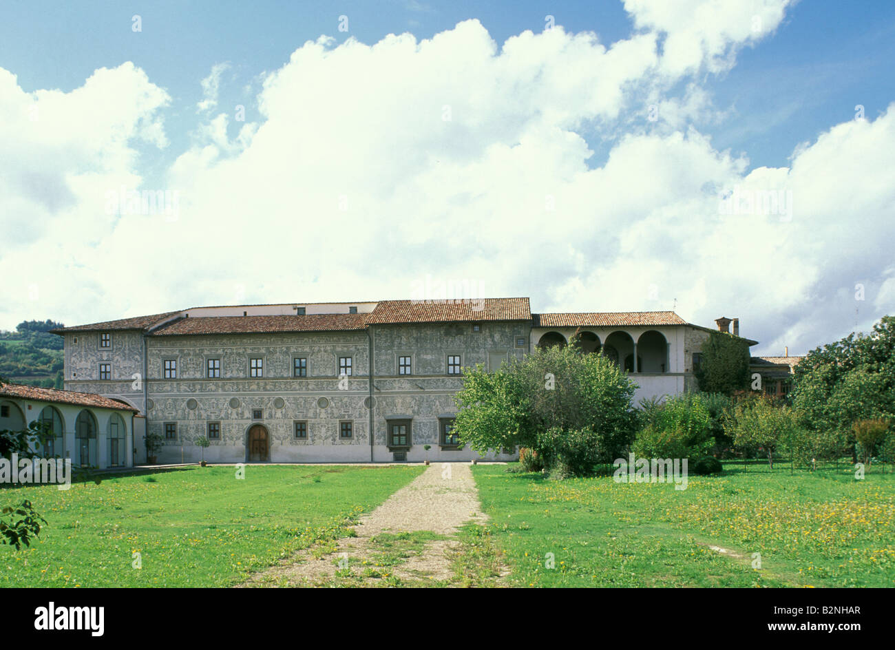 Palazzo Vitelli à Porta Sant'Egidio, Citta di Castello, Italie Banque D'Images