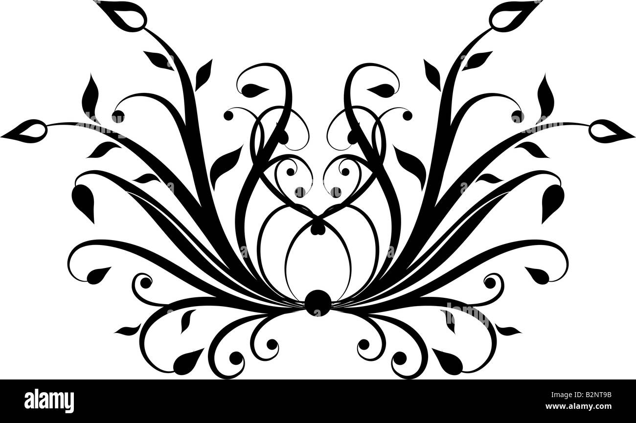 Ornement décoratif Banque D'Images