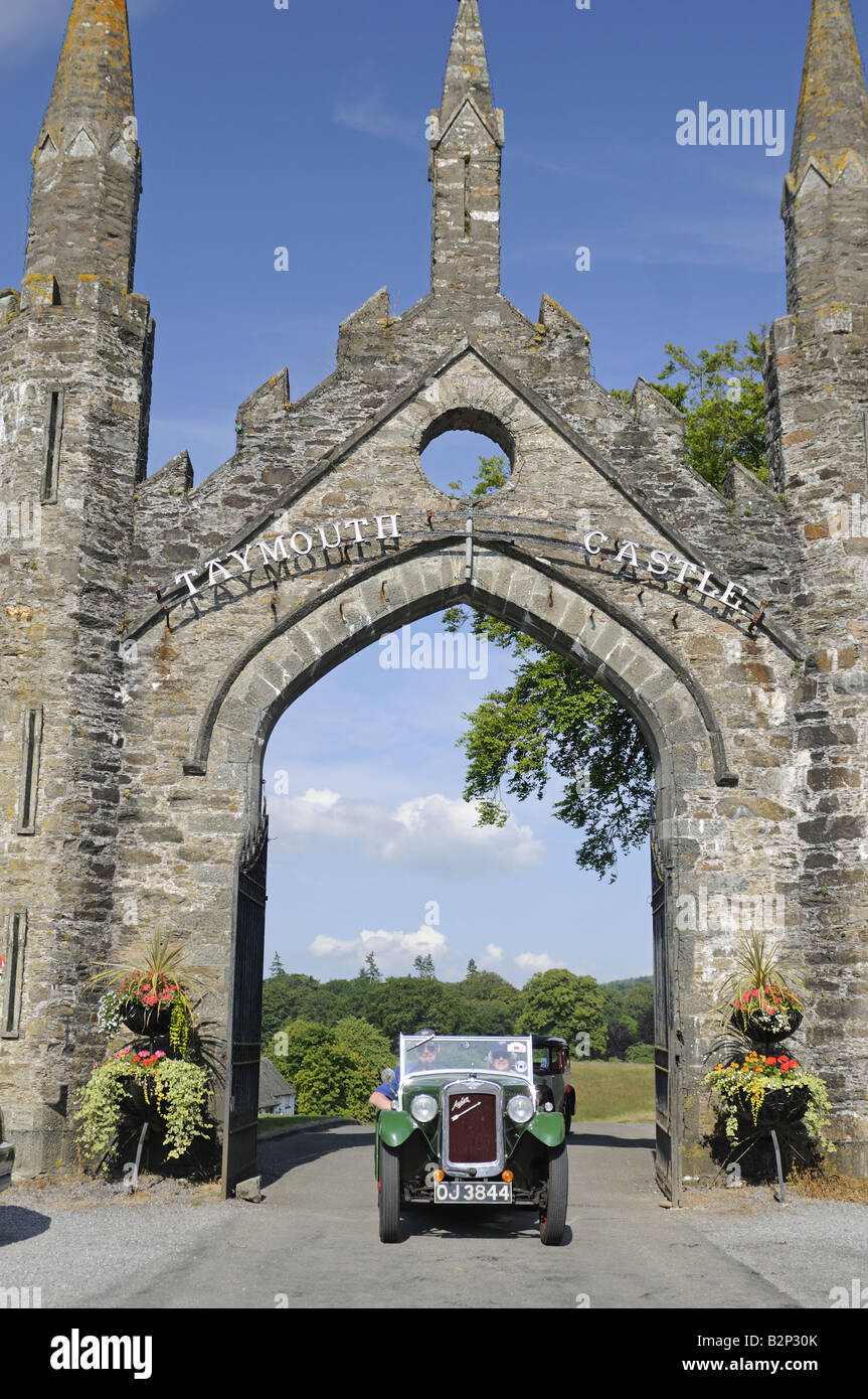 Austin 7 Quatuor Flèche Sports Vintage Motor car à Taymouth Kenmore Perthshire Banque D'Images