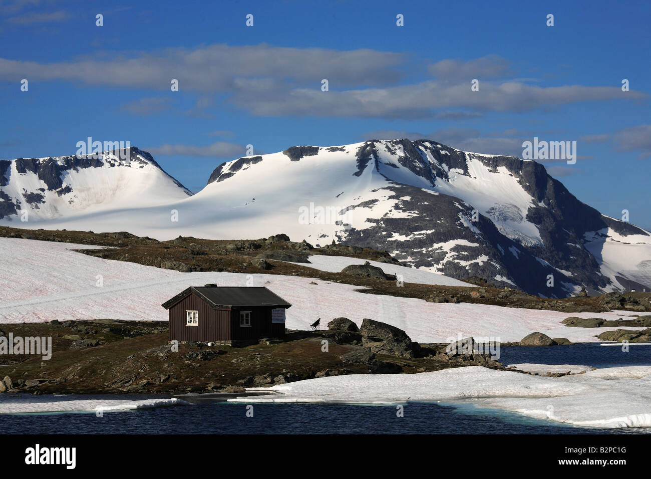 Le parc national de Jotunheimen Norvège paysage paysage de montagne Banque D'Images