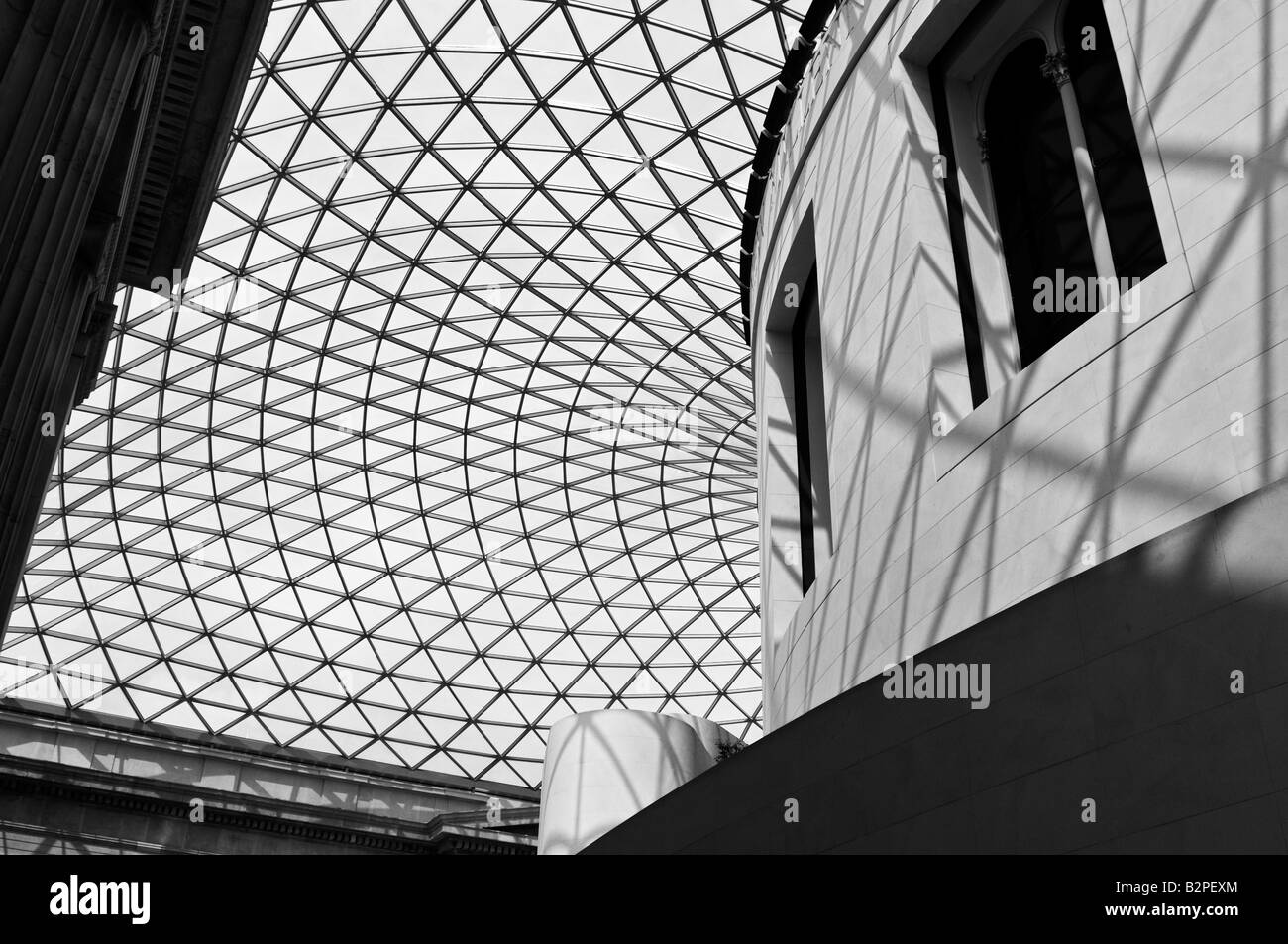Grande cour British Museum London Banque D'Images