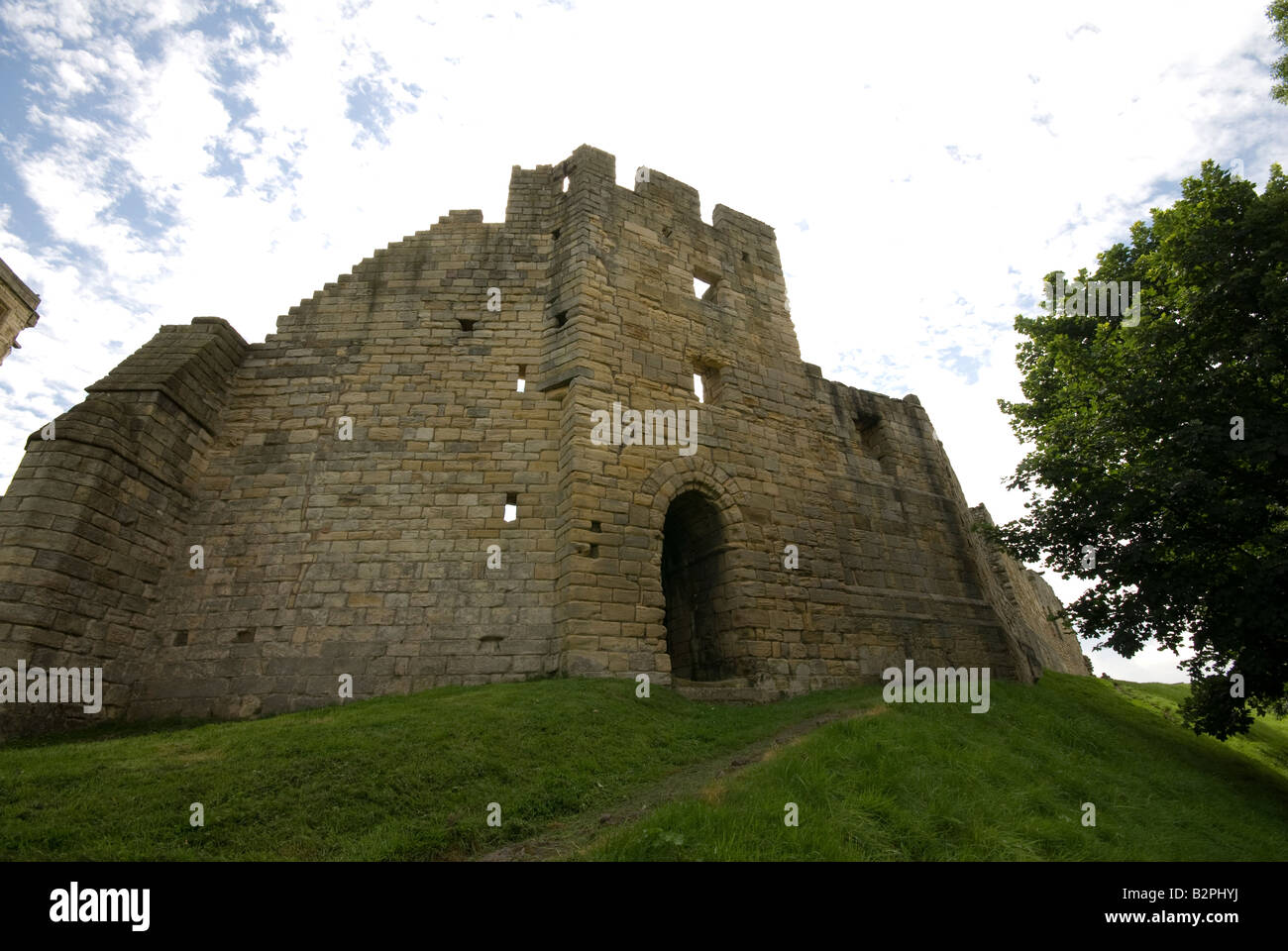 Château de Warkworth Banque D'Images