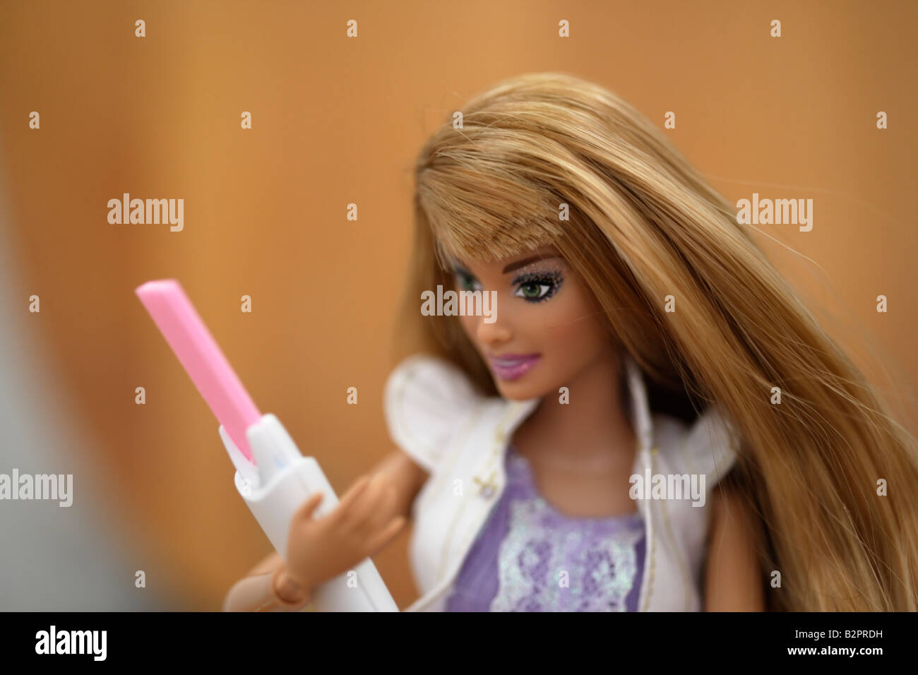 Poupée Barbie Barbie enceintes série Banque D'Images