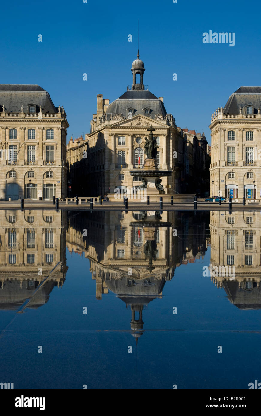 Europe France Bordeaux Place de la Bourse Banque D'Images