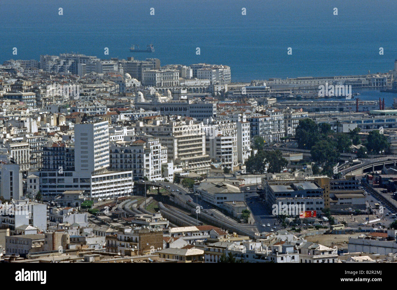 Cityscape, Alger, Algérie Banque D'Images