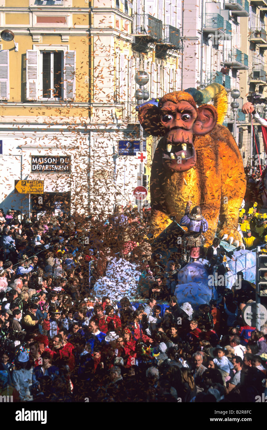 Carnaval de Nice Alpes-Maritimes 06 Cote d'azur Paca France Europe Banque D'Images