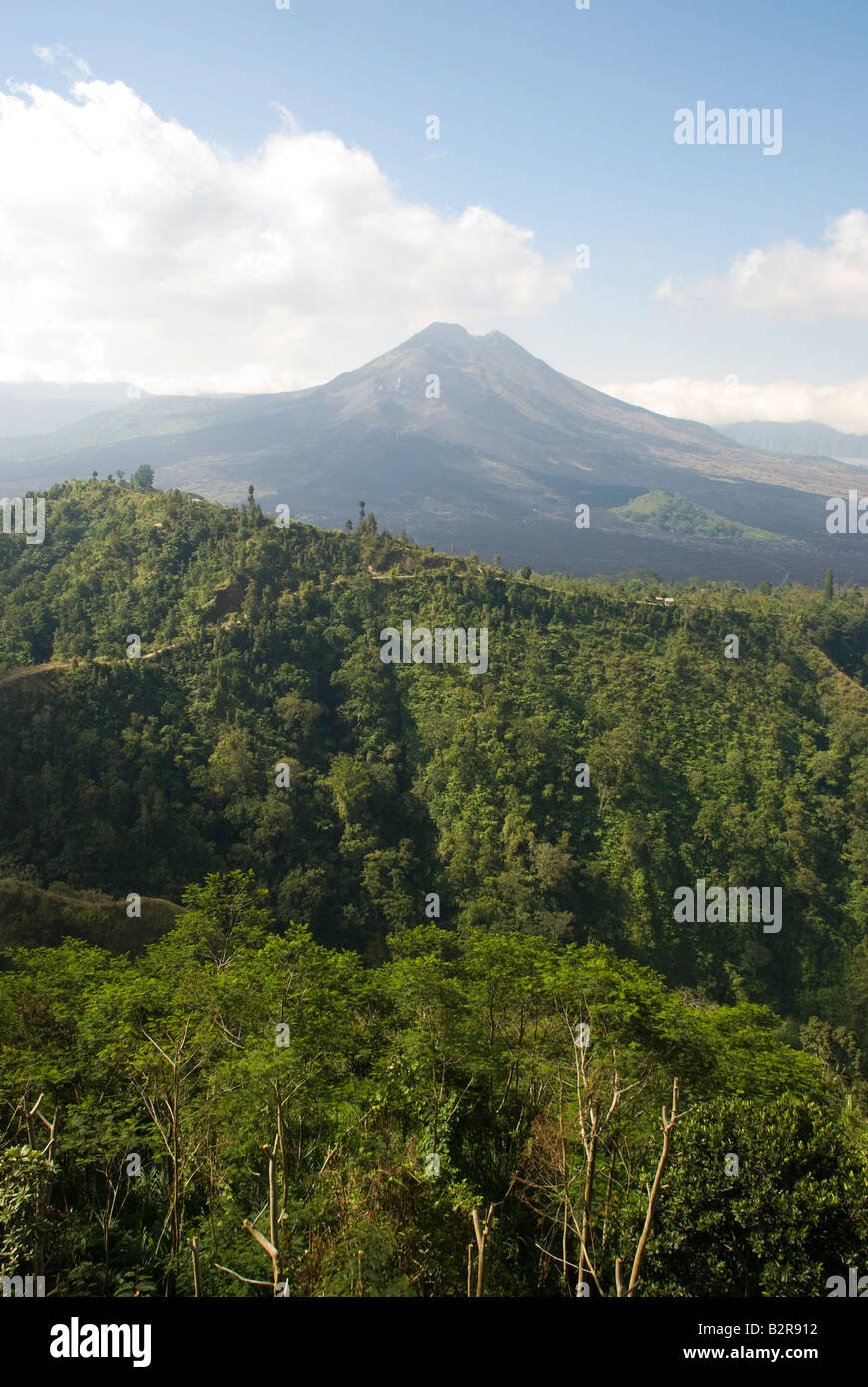 Batur volcano Bali Indonésie Banque D'Images
