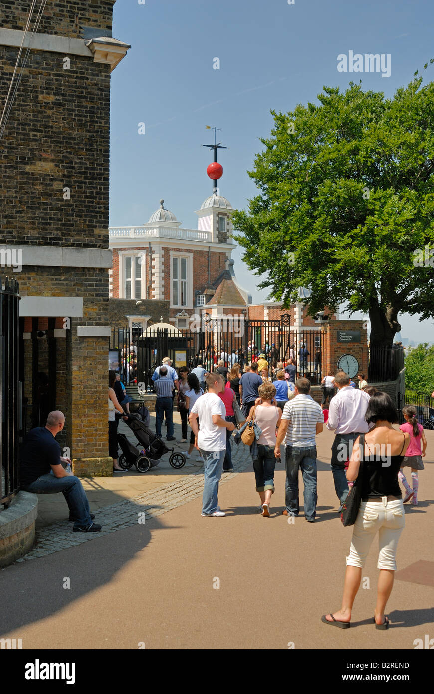 Observatoire Royal de Greenwich, Londres, Banque D'Images