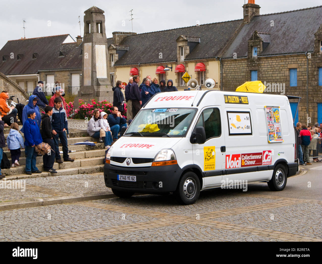 Tour de France 2008 véhicule Haribo dans la caravane publicitaire France Europe Banque D'Images