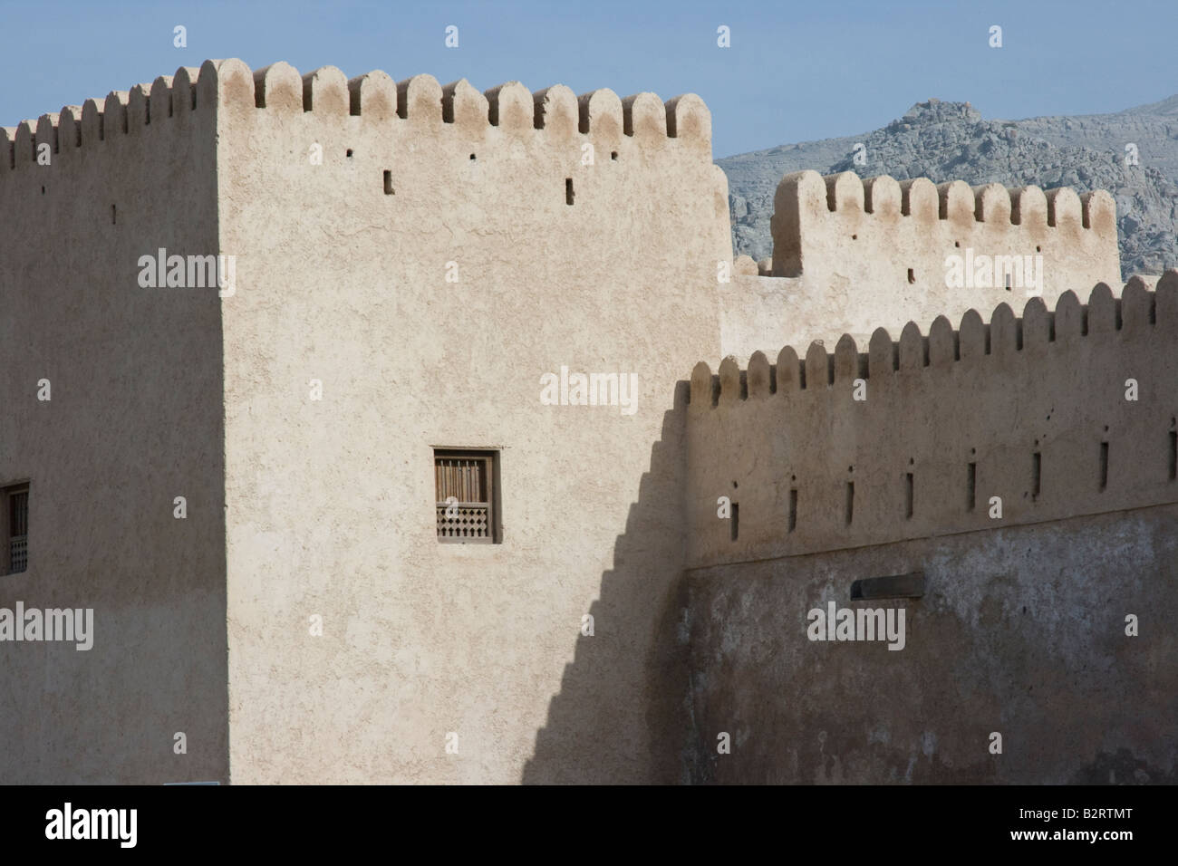 Khasab Khasab dans château sur la péninsule de Musandam à Oman Banque D'Images