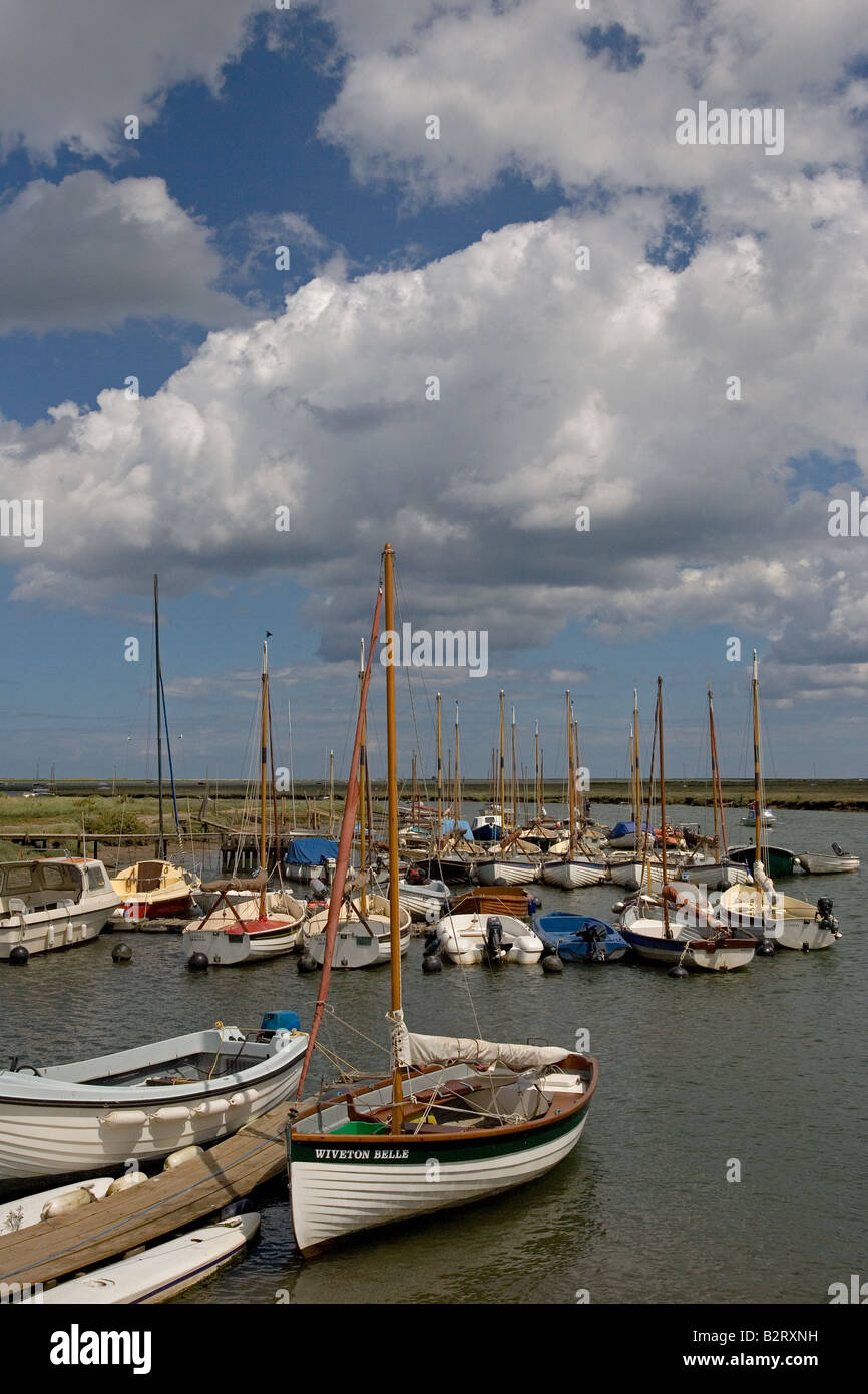 Morston Quay Norfolk UK Juillet Banque D'Images