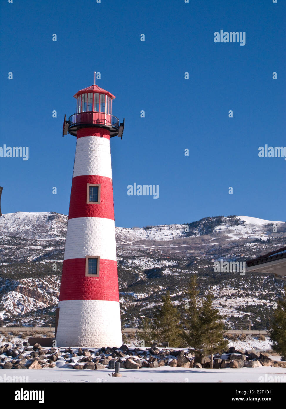 Leuchtturm Providence Centre shopping mall Cedar City, Utah, USA Banque D'Images