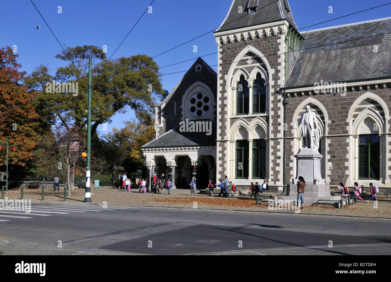 Musée de Canterbury Christchurch Nouvelle Zélande Banque D'Images