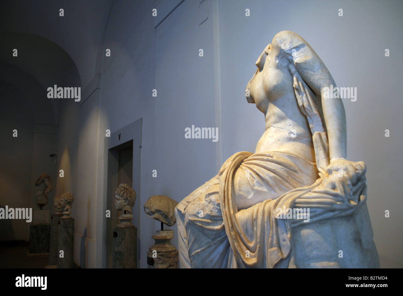 Des expositions au musée du palatin à Rome Italie Banque D'Images