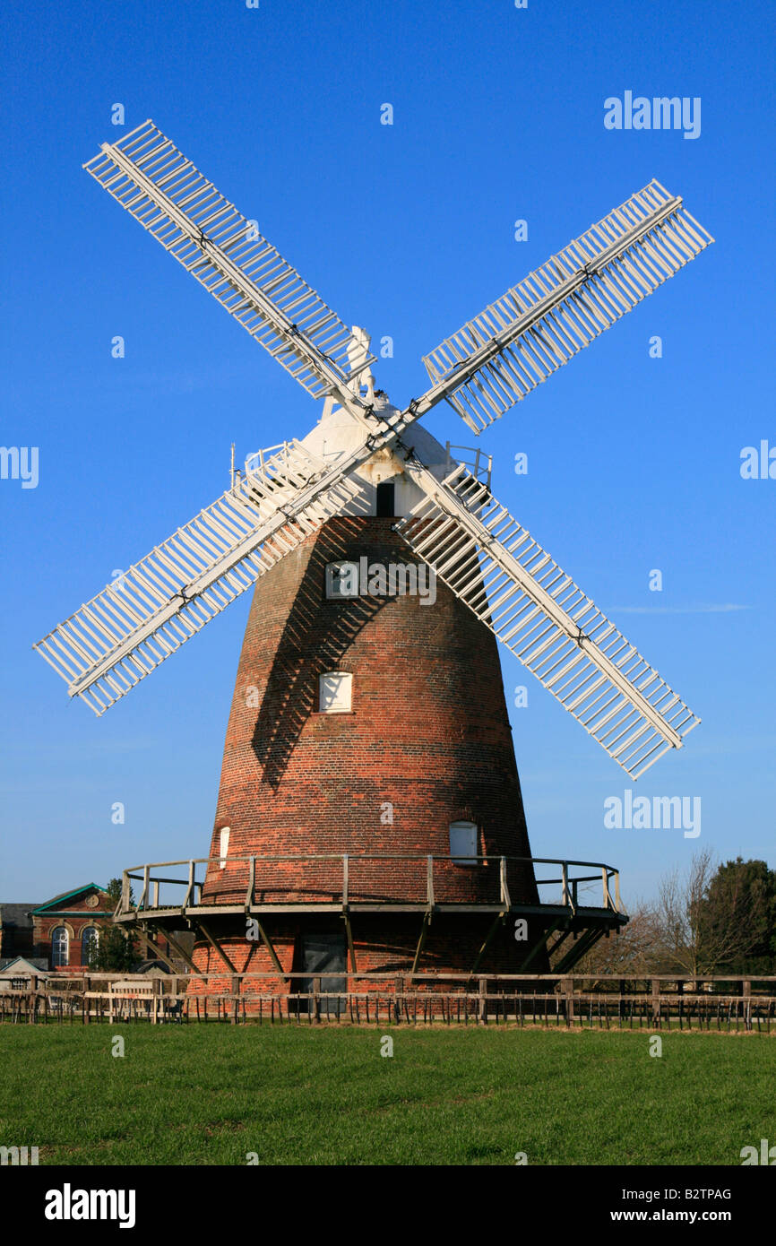 John webbs moulin voiles en bois thaxted essex Banque D'Images