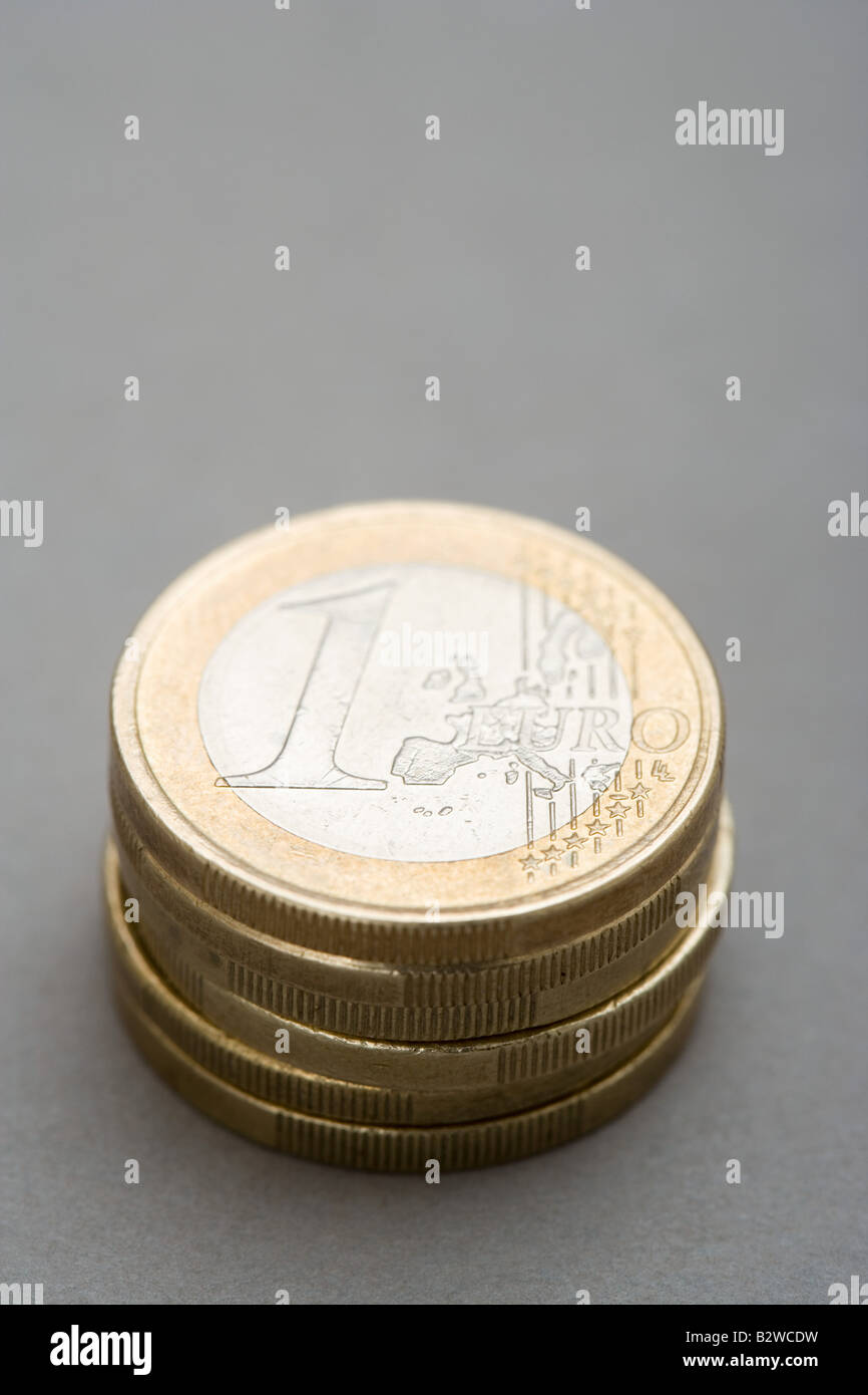 Pièces en euro Banque D'Images