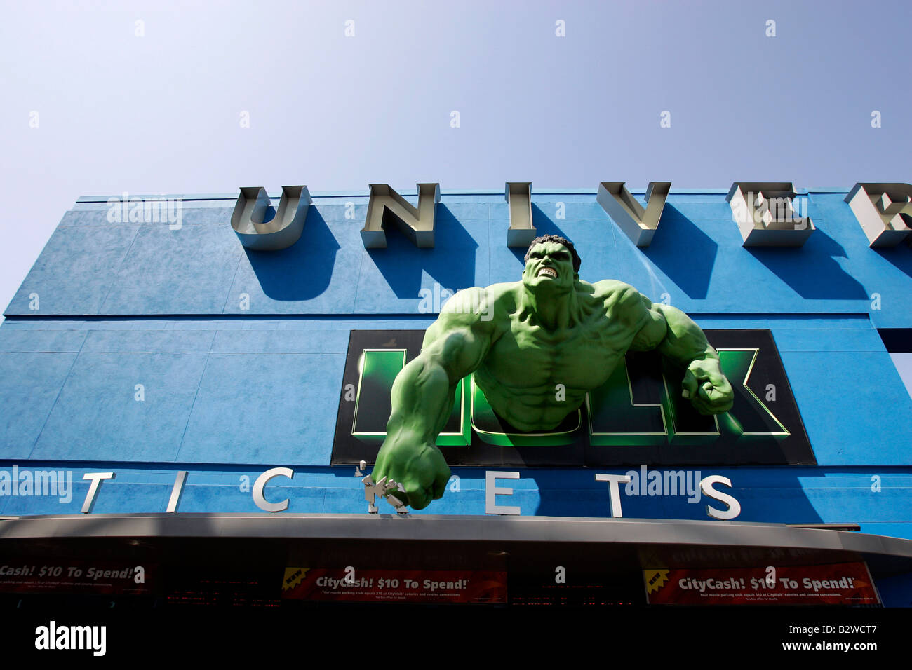 US LOS ANGELES Le Hulk Universal Studios PHOTO GERRIT DE HEUS Banque D'Images