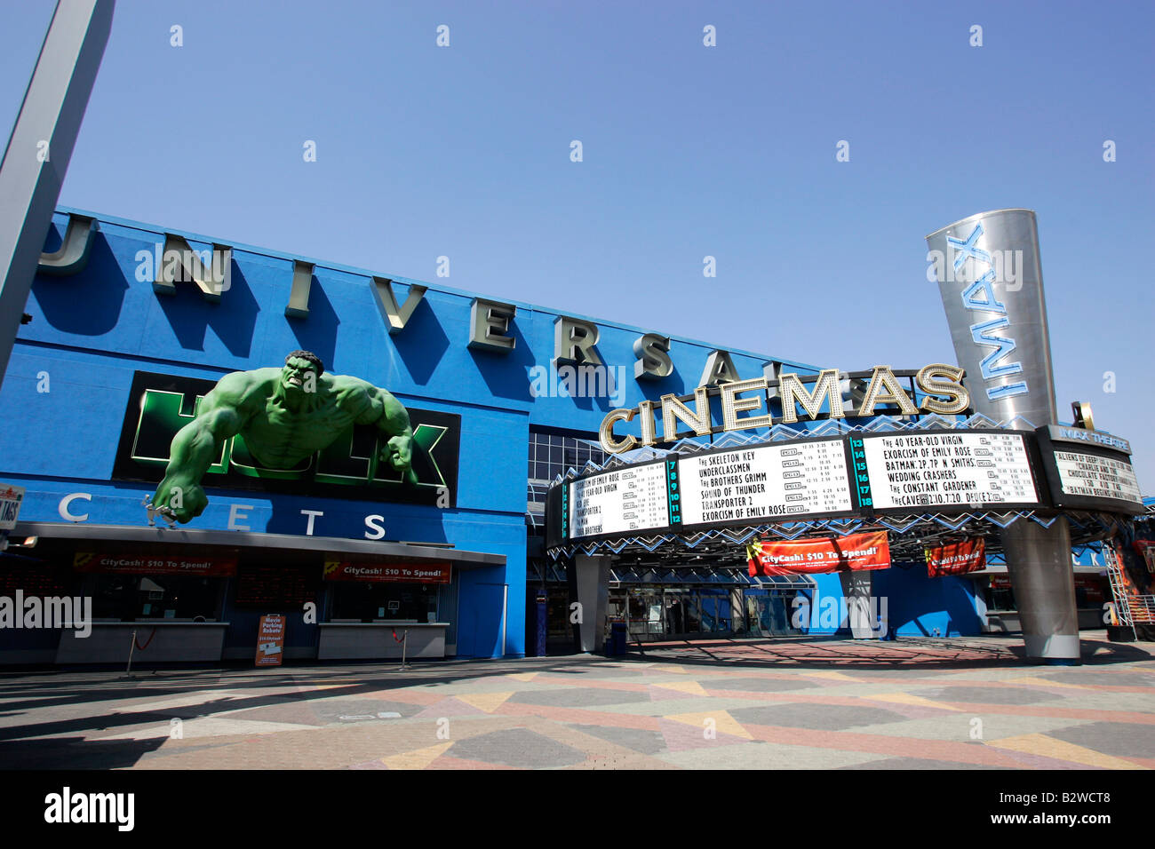 US LOS ANGELES Le Hulk Universal Studios PHOTO GERRIT DE HEUS Banque D'Images