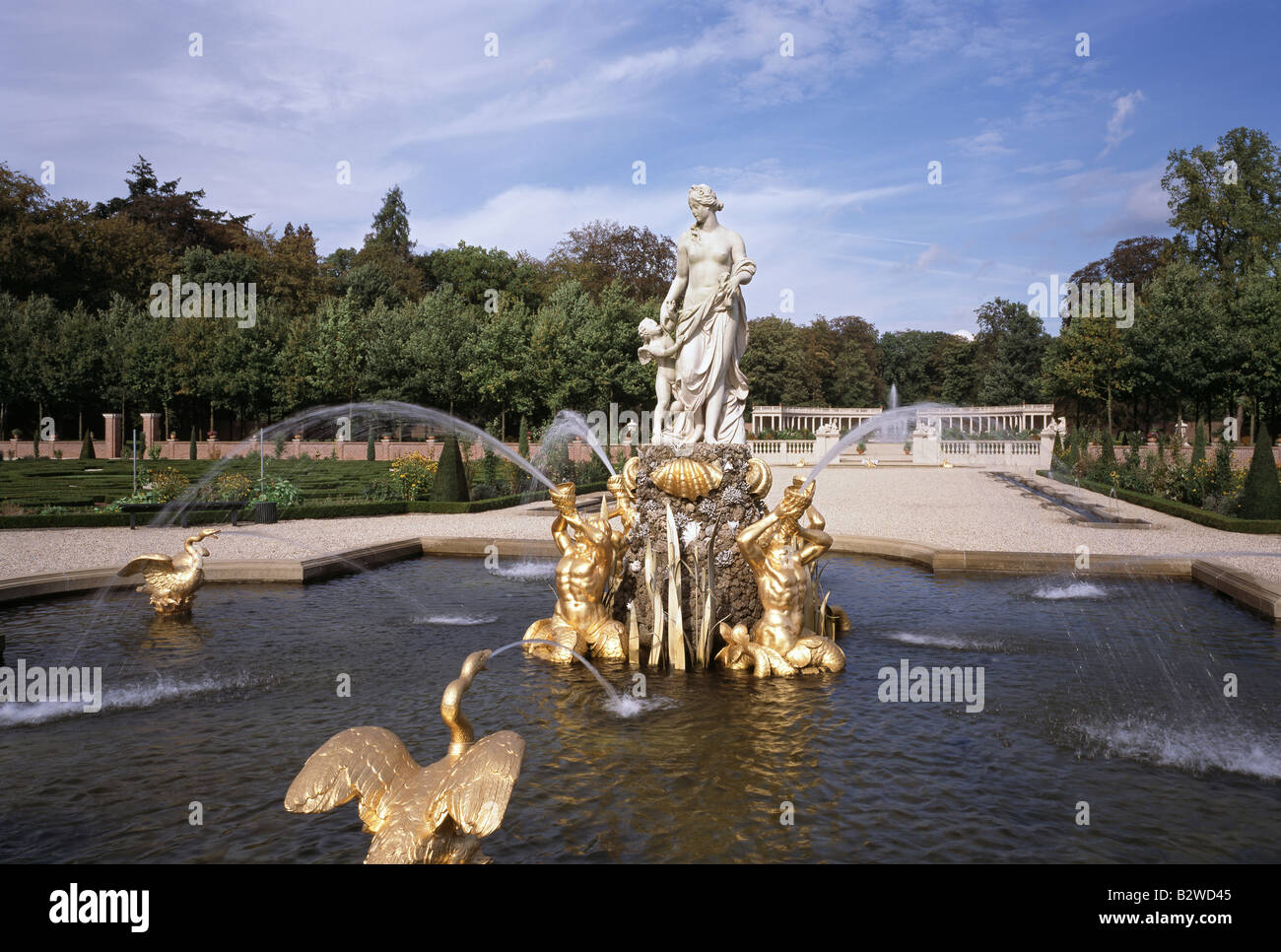 Apeldoorn, Paleis Het Loo, Barockgarten, Unterer Garten, Venusbrunnen Banque D'Images