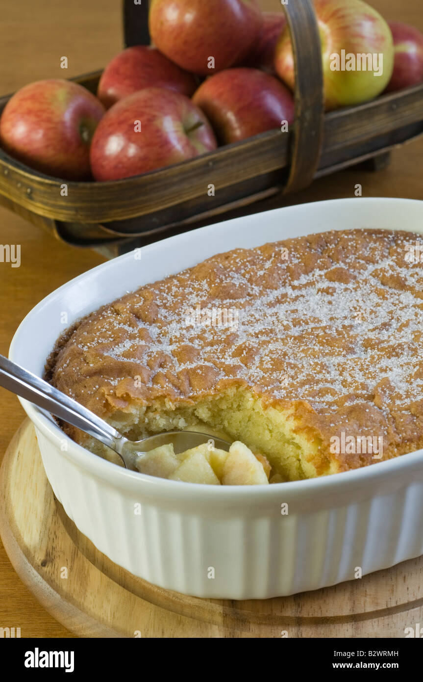 Dessert traditionnel Pudding Eves Food UK Banque D'Images