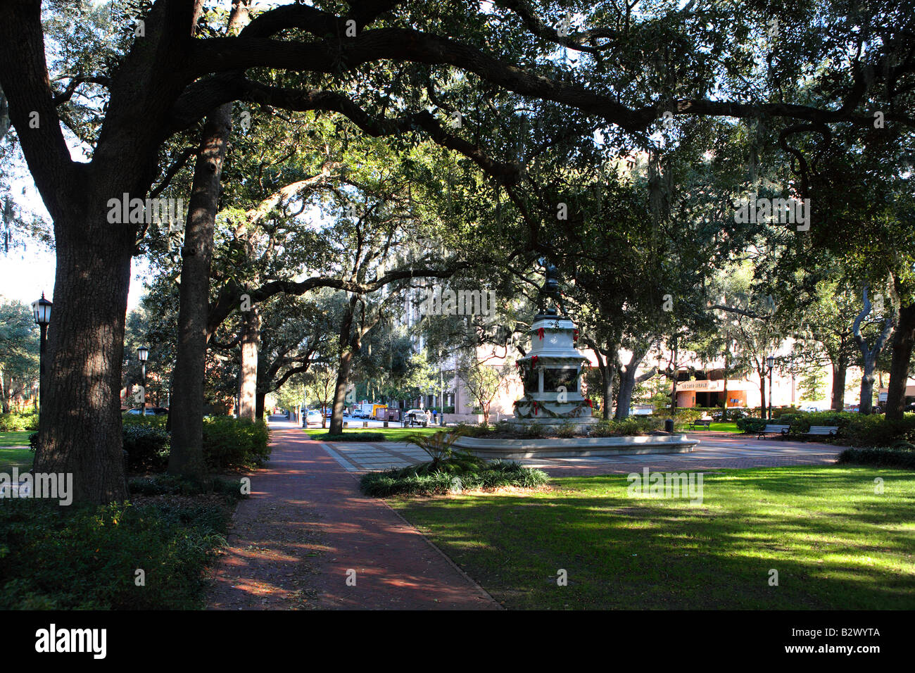 MADISON SQUARE à Savannah en Géorgie UNITED STATES Banque D'Images