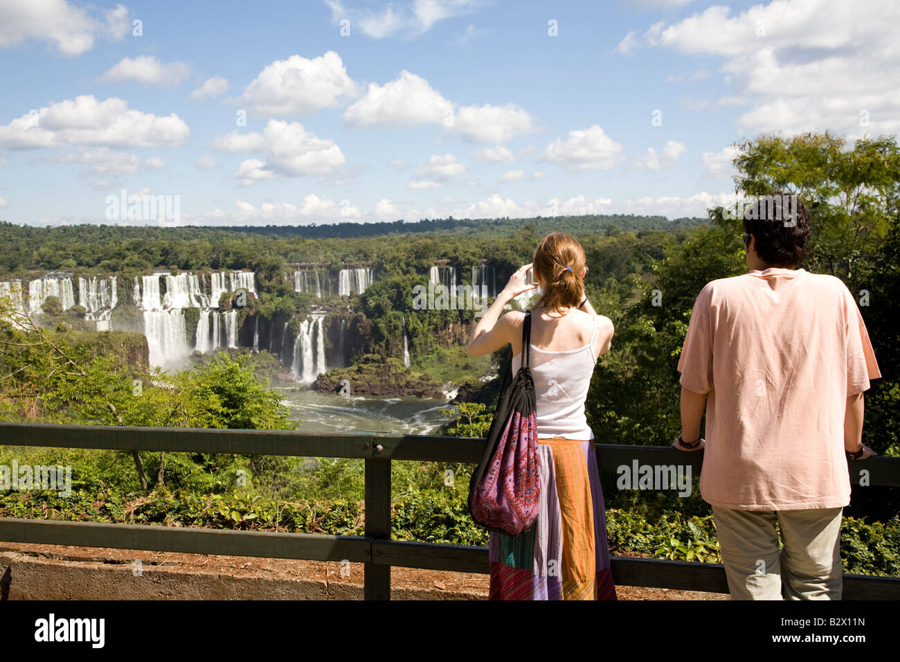 Parque Nacional do Iguaçu Brésil Banque D'Images