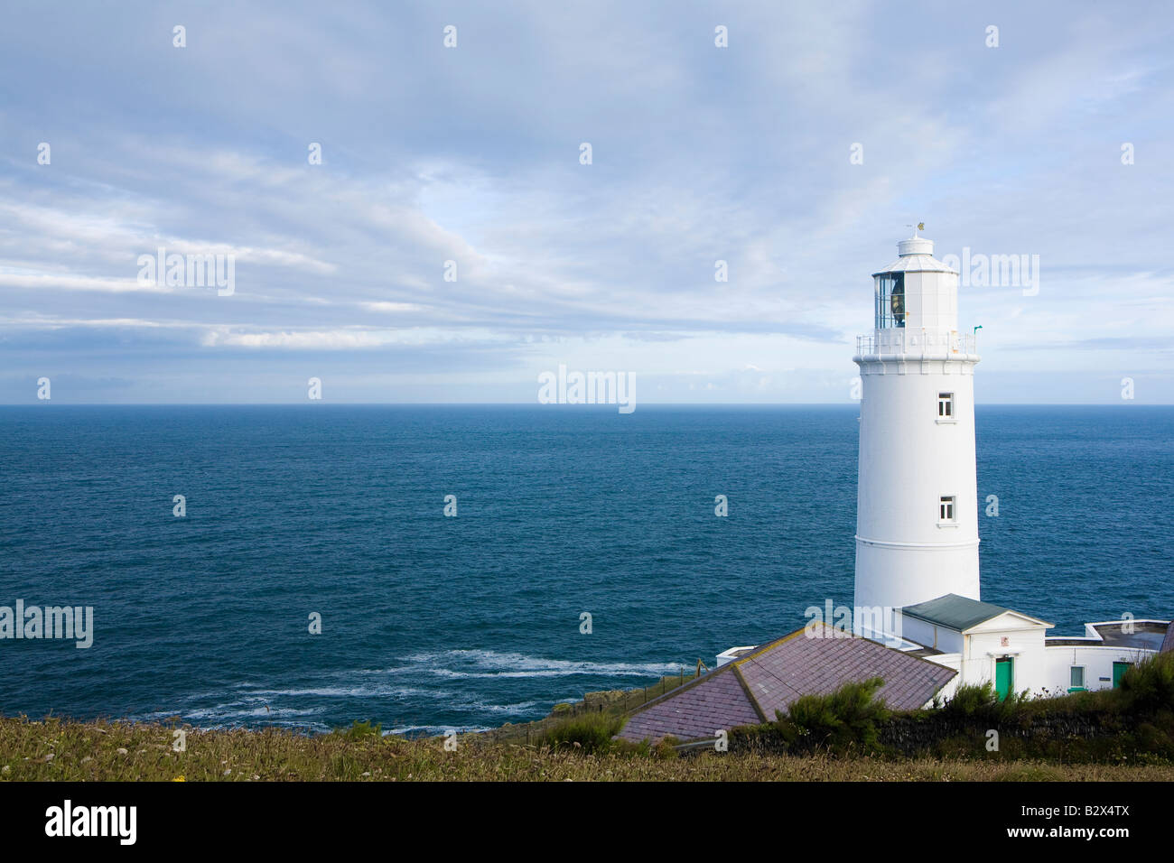 Trevose Head Lighthouse, Padstow, Cornwall, UK Banque D'Images