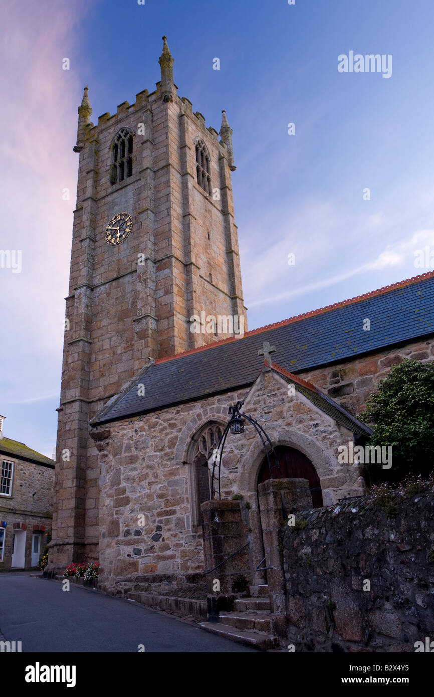 L'église paroissiale de St Ives, St Ives, Cornwall, UK Banque D'Images