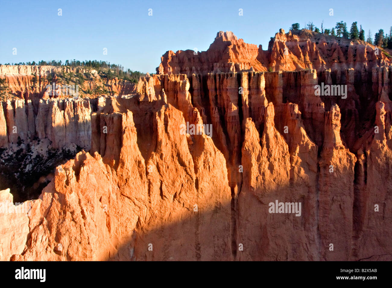 Bryce Canyon à partir de l'air Banque D'Images