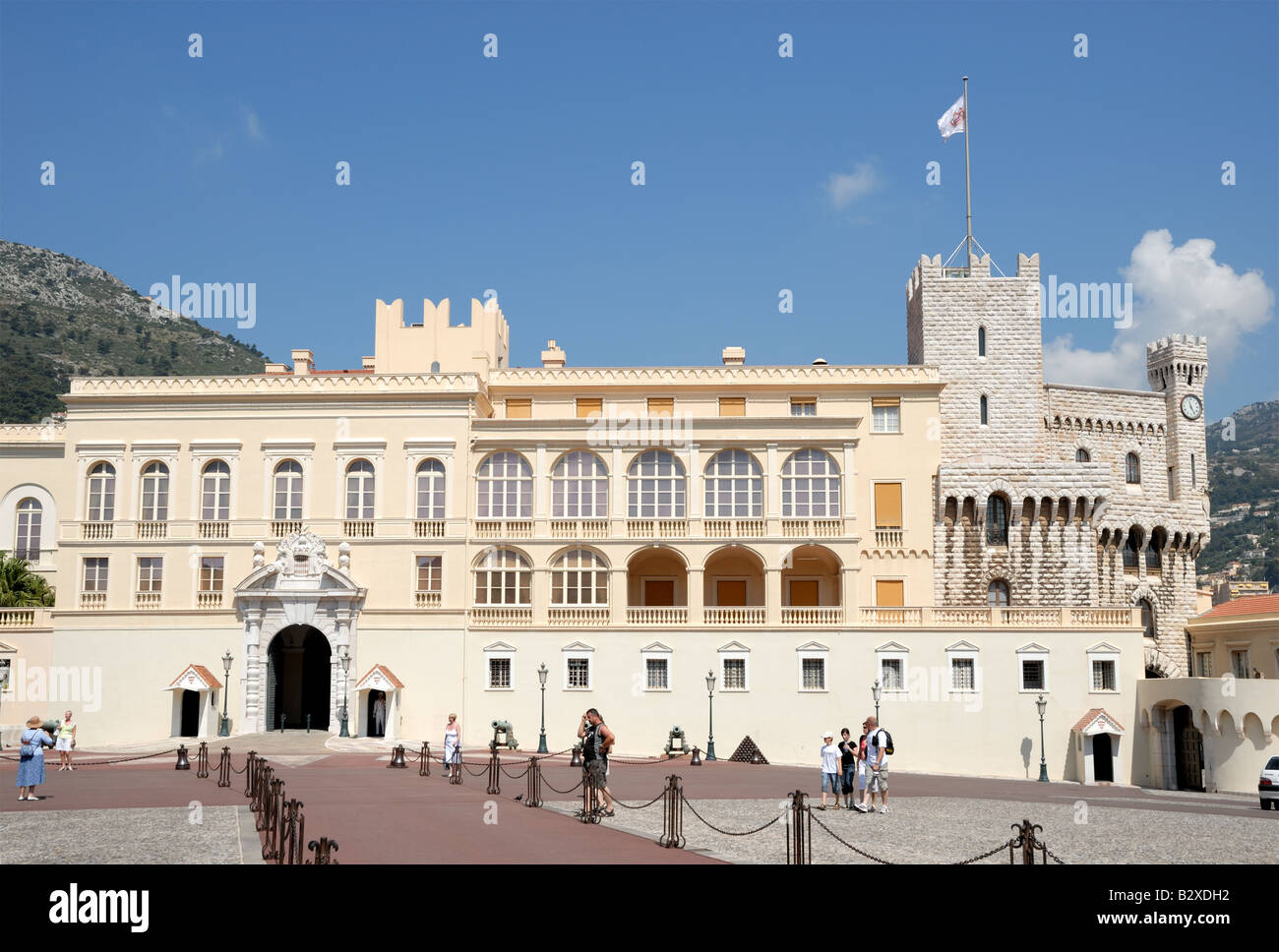 Palais Princier de Monaco Banque D'Images