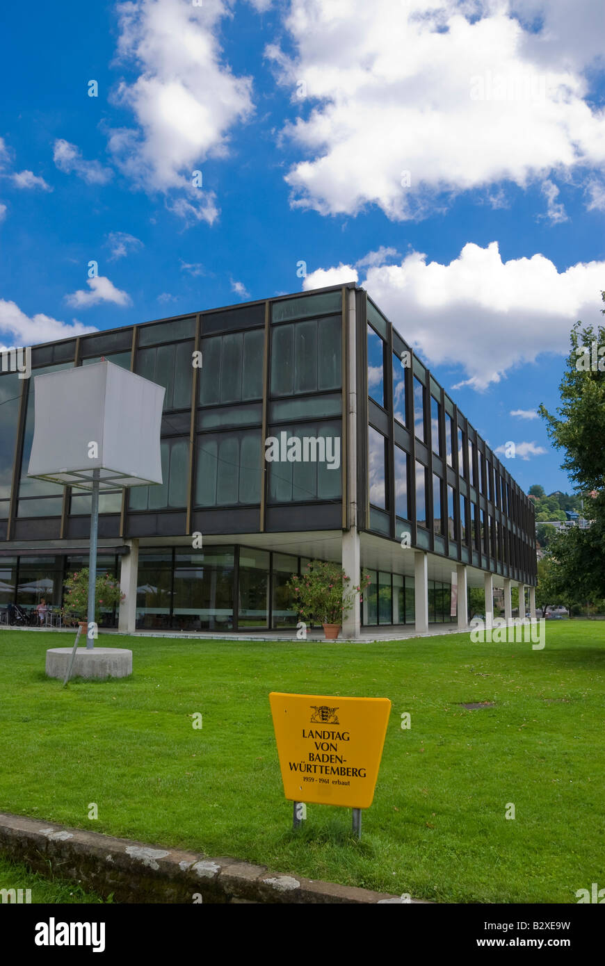 Landtagsgebaeude à Stuttgart Banque D'Images